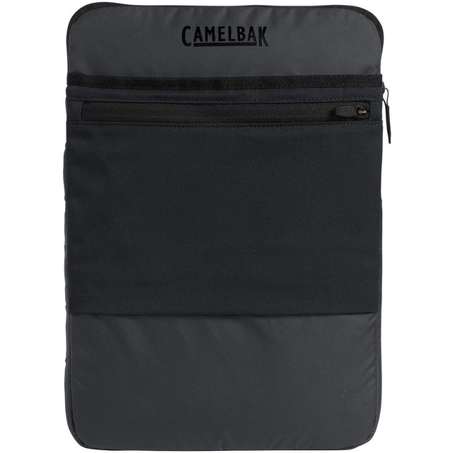 Black, laptop sleeve, front view