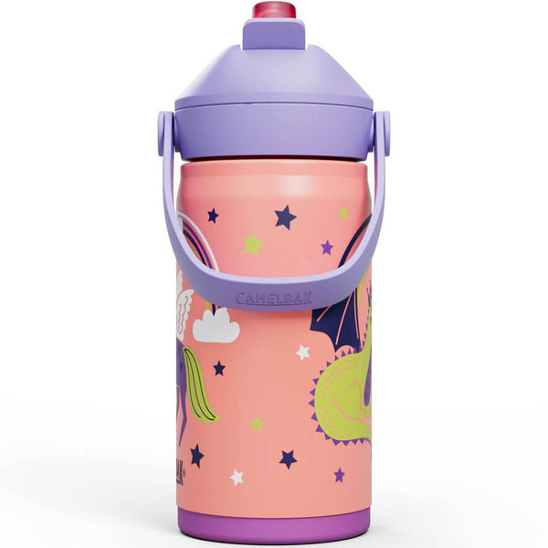 Thrive Flip Straw 350ml Insulated Stainless Steel Kid's Bottle