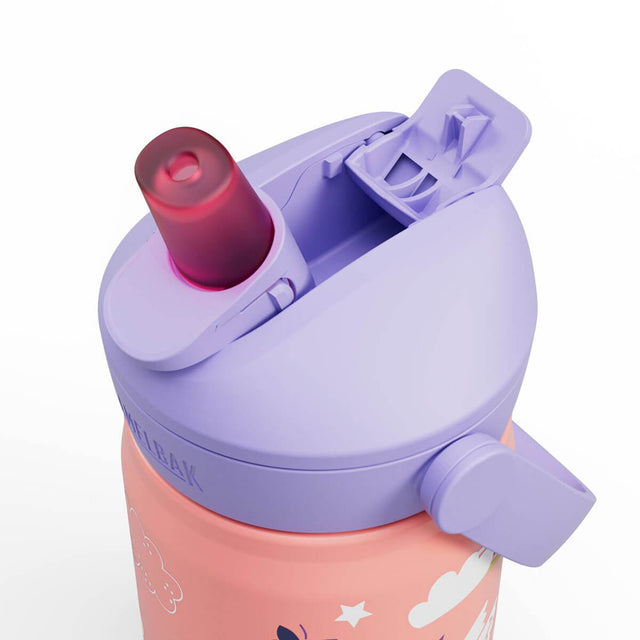 Thrive Flip Straw 350ml Insulated Stainless Steel Kid's Bottle