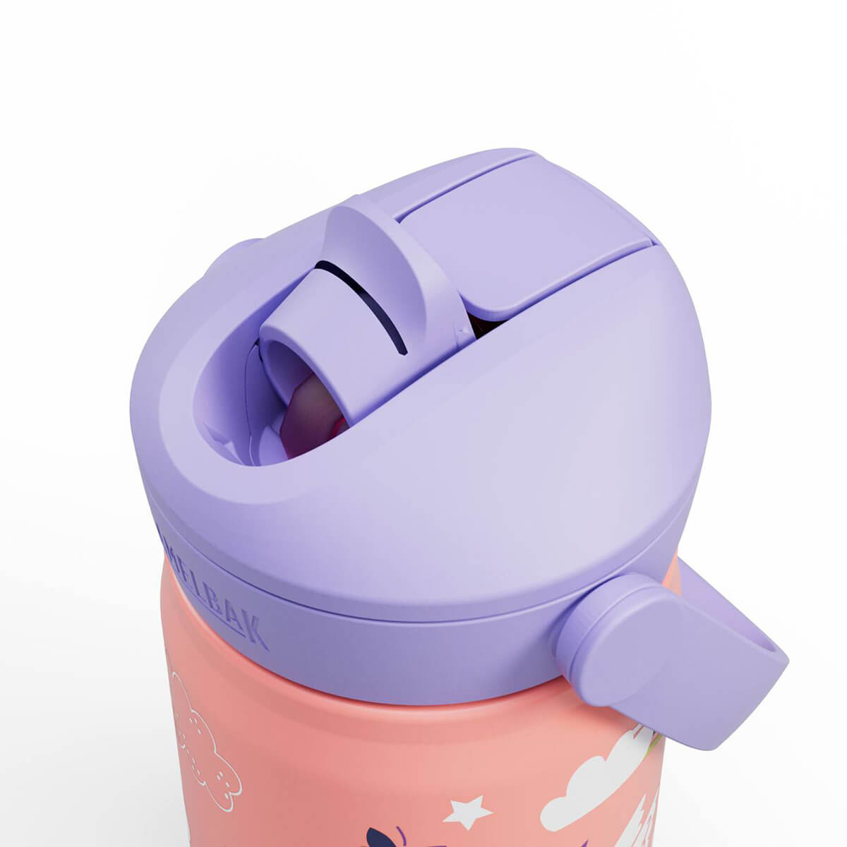Thrive Flip Straw 350ml Insulated Stainless Steel Kid's Bottle