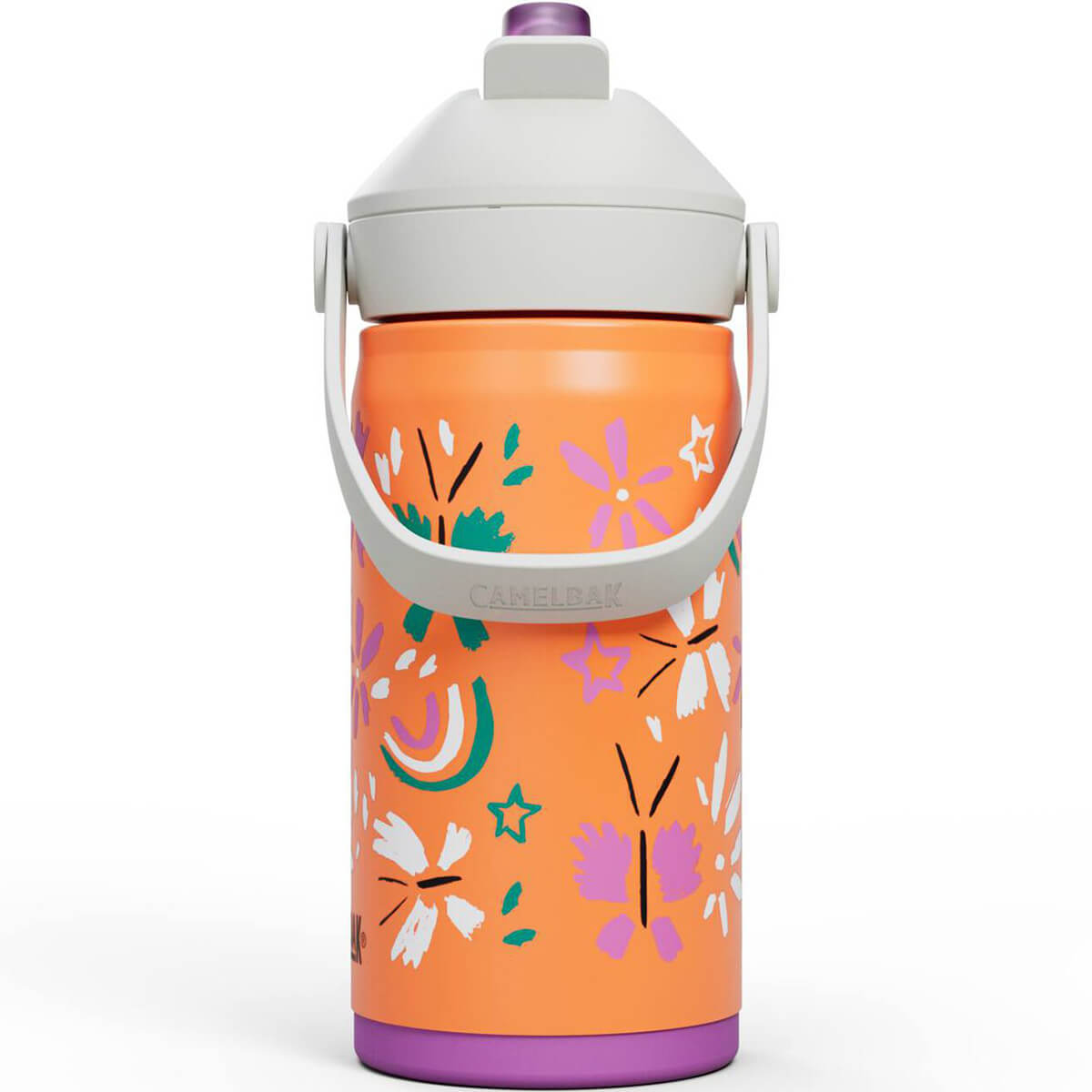 Thrive Flip Straw 350ml Insulated Stainless Steel Kid's Bottle
