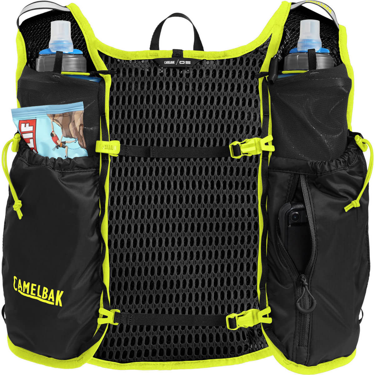 Trail Run Vest with 2x500ml Quick Stow Flasks