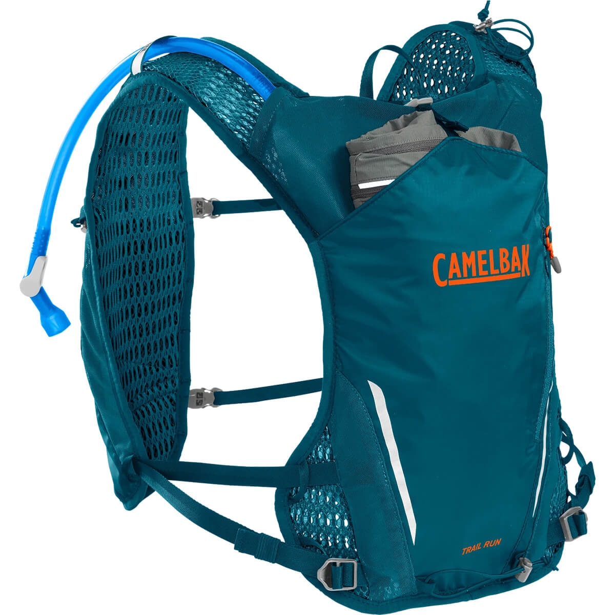 Trail Run Vest with 2x500ml Quick Stow Flasks
