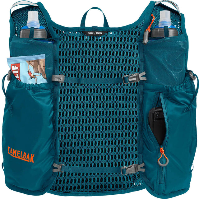 Trail Run Vest with 2x500ml Quick Stow Flasks