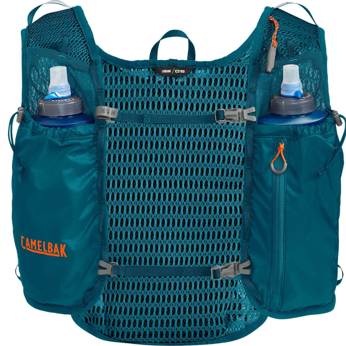 Trail Run Vest with 2x500ml Quick Stow Flasks