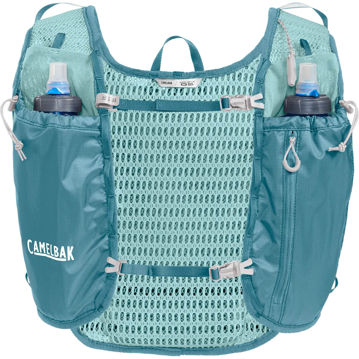Trail Run Women's Vest with 2x500ml Quick Stow Flasks