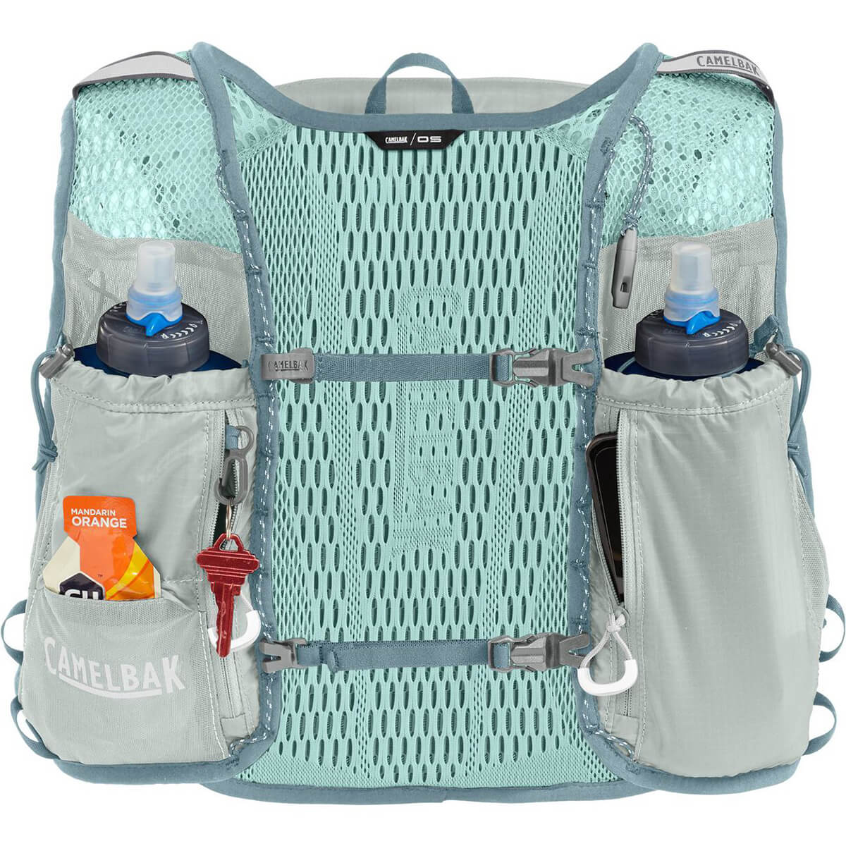 Zephyr Pro Running Vest with 2 x Quick Stow Flasks