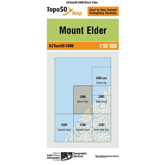 Topo50 CB06 Mount Elder