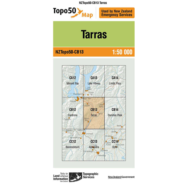 Topo50 CB13 Tarras