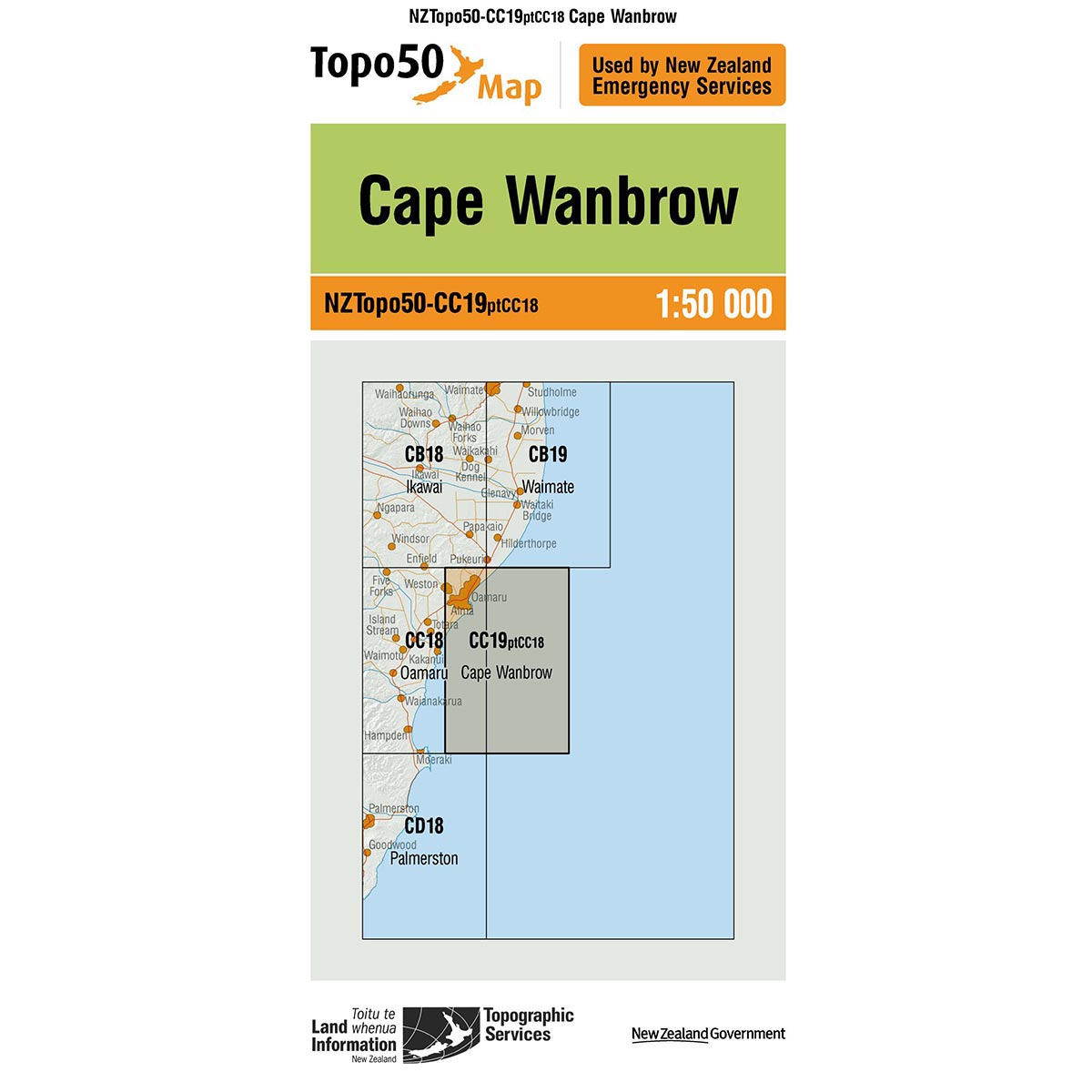 Topo50 CC19 Cape Wanbrow