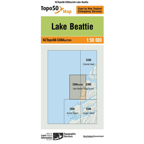 Topo50 CD04 Lake Beattie