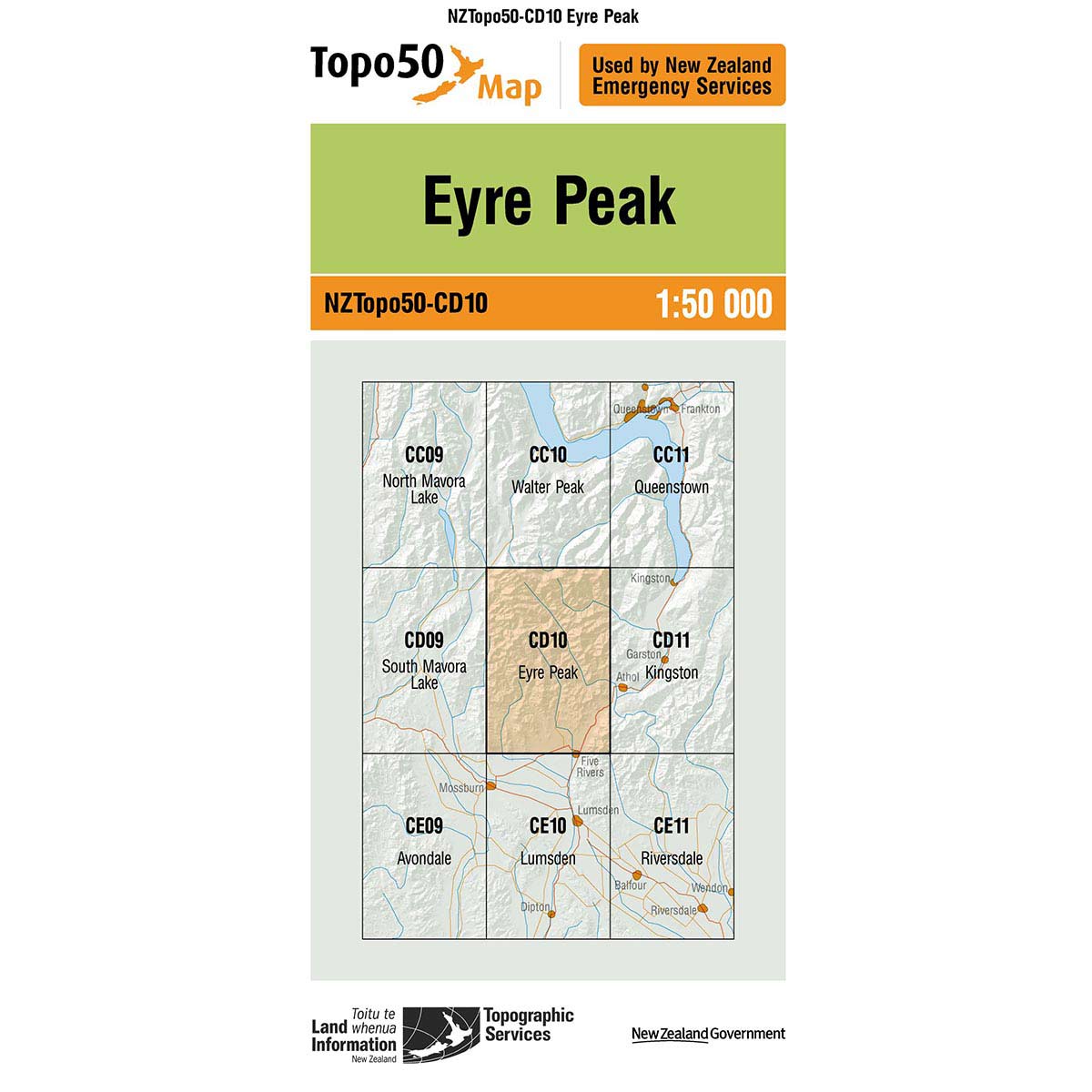 Topo50 CD10 Eyre Peak