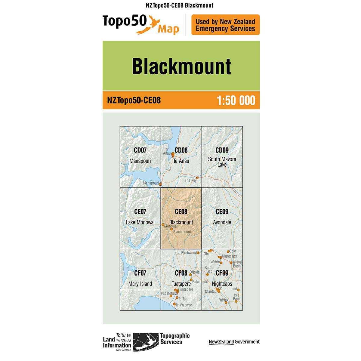 Topo50 CE08 Blackmount