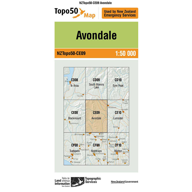 Topo50 CE09 Avondale