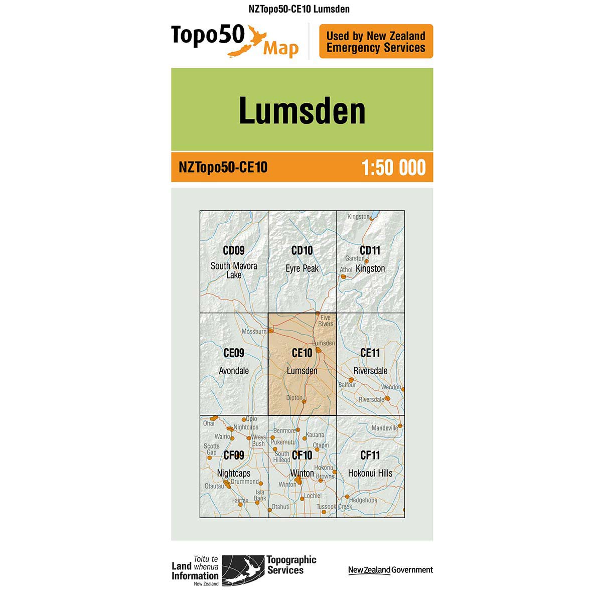 Topo50 CE10 Lumsden