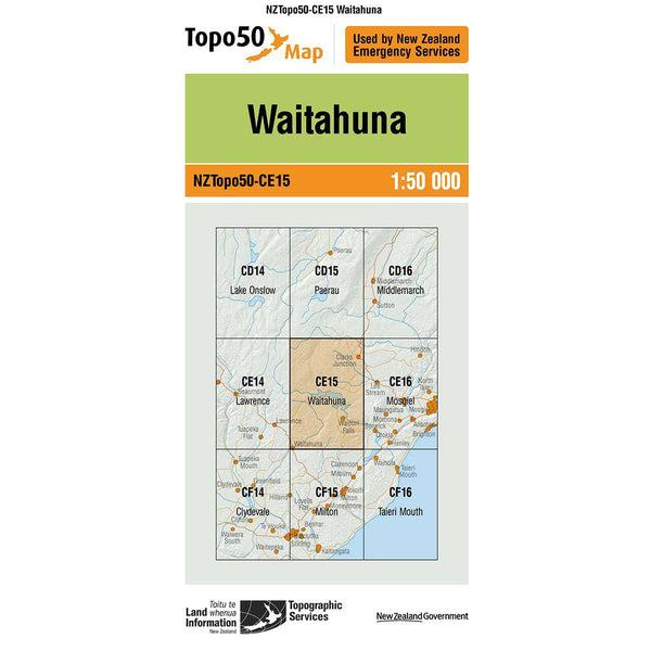 Topo50 CE15 Waitahuna
