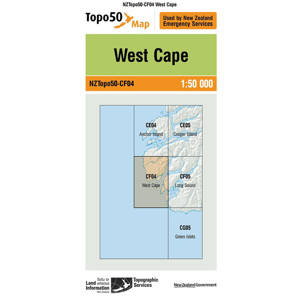 Topo50 CF04 West Cape
