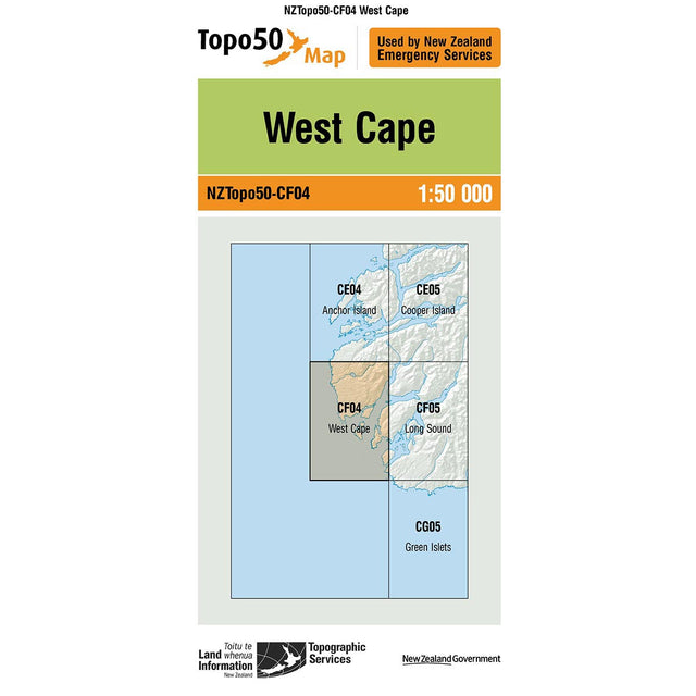 Topo50 CF04 West Cape