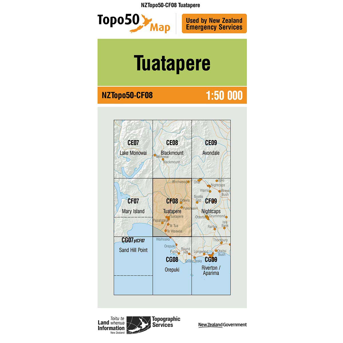 Topo50 CF08 Tuatapere