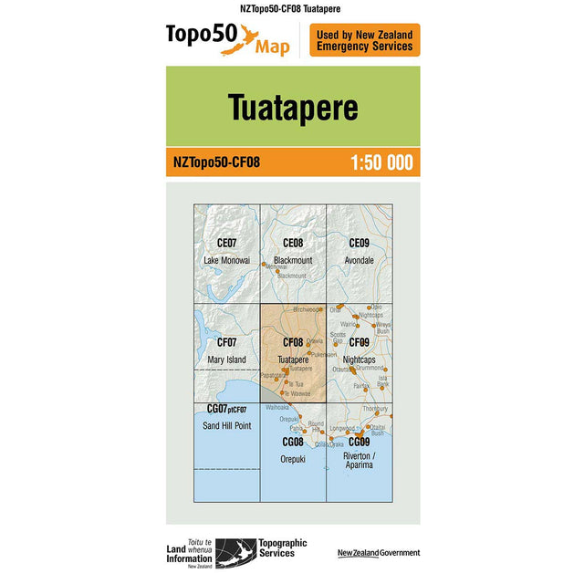 Topo50 CF08 Tuatapere