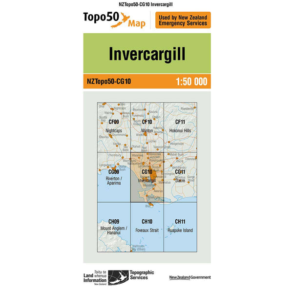 Topo50 CG10 Invercargill