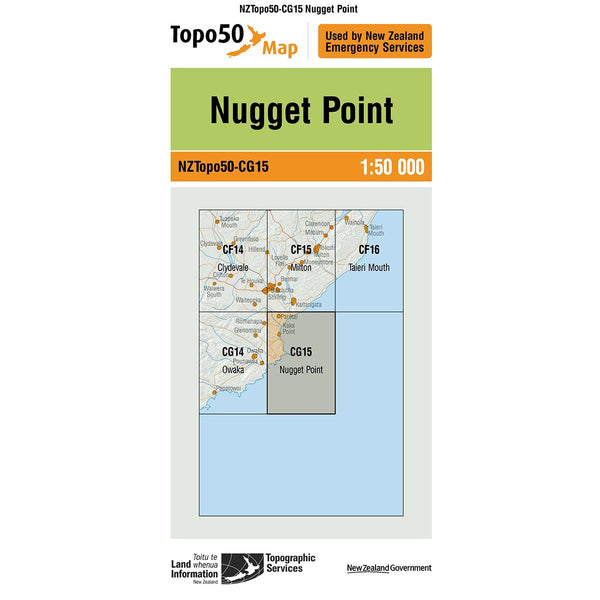 Topo50 CG15 Nugget Point