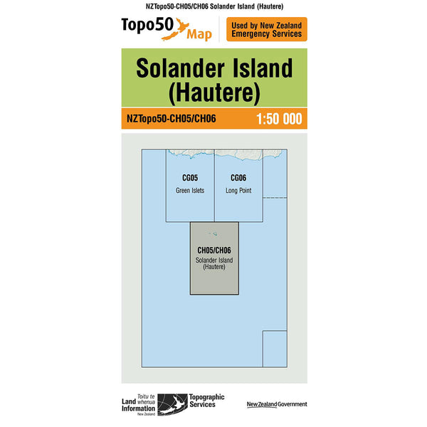Topo50 CH05/CH06 Solander Island (Hautere)