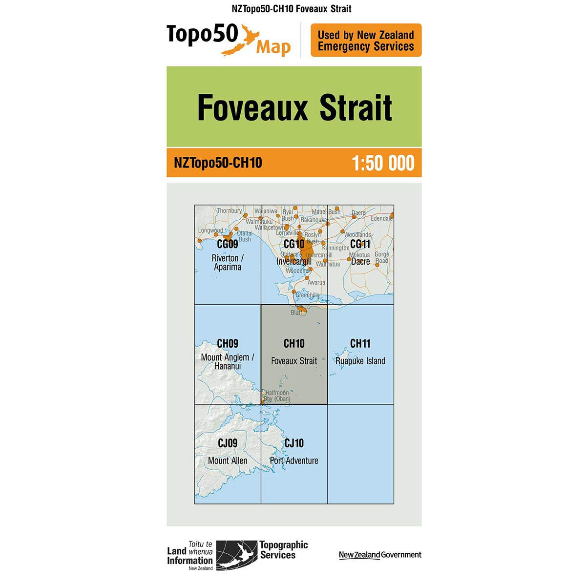 Topo50 CH10 Foveaux Strait