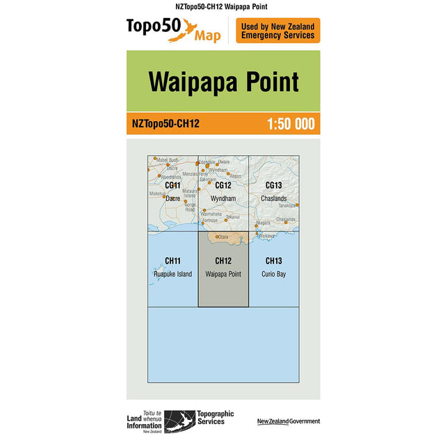 Topo50 CH12 Waipapa Point