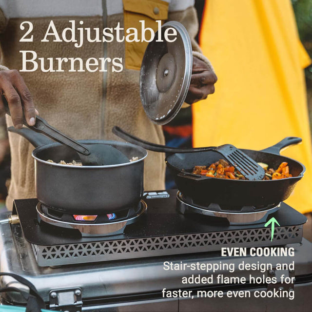 PEAK1 2-Burner Camping Stove