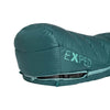 Footbox zip partially open, 3/4 view