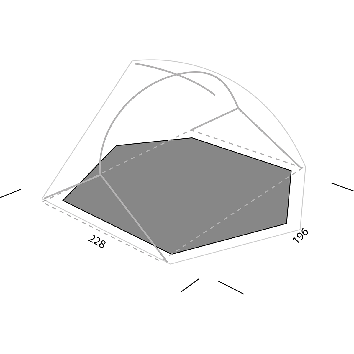 Lyra II Tent Footprint