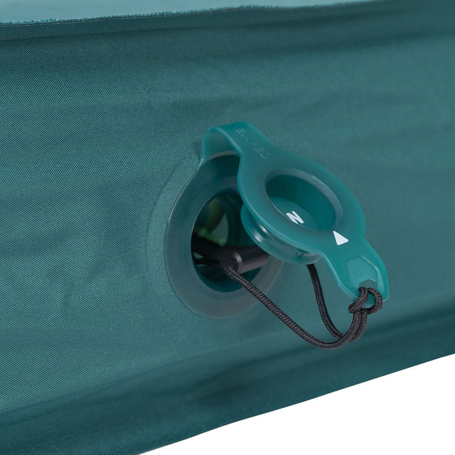 Inflate valve with toggle inserted to allow air in faster