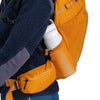 Water bottle in side pocket
