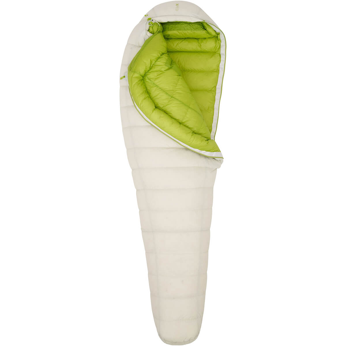 Top view, open