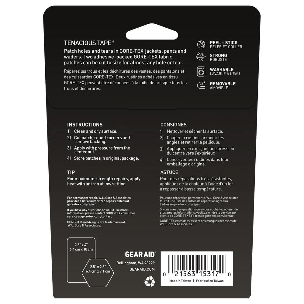 Tenacious Tape GORE-TEX Fabric Patches