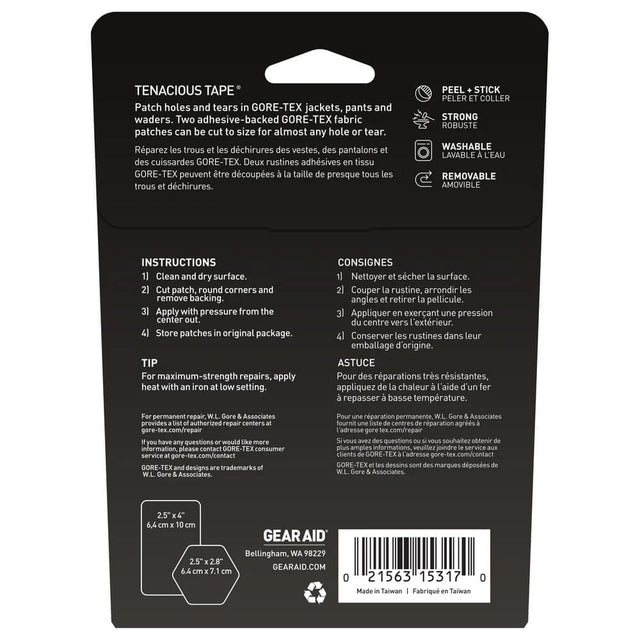 Tenacious Tape GORE-TEX Fabric Patches