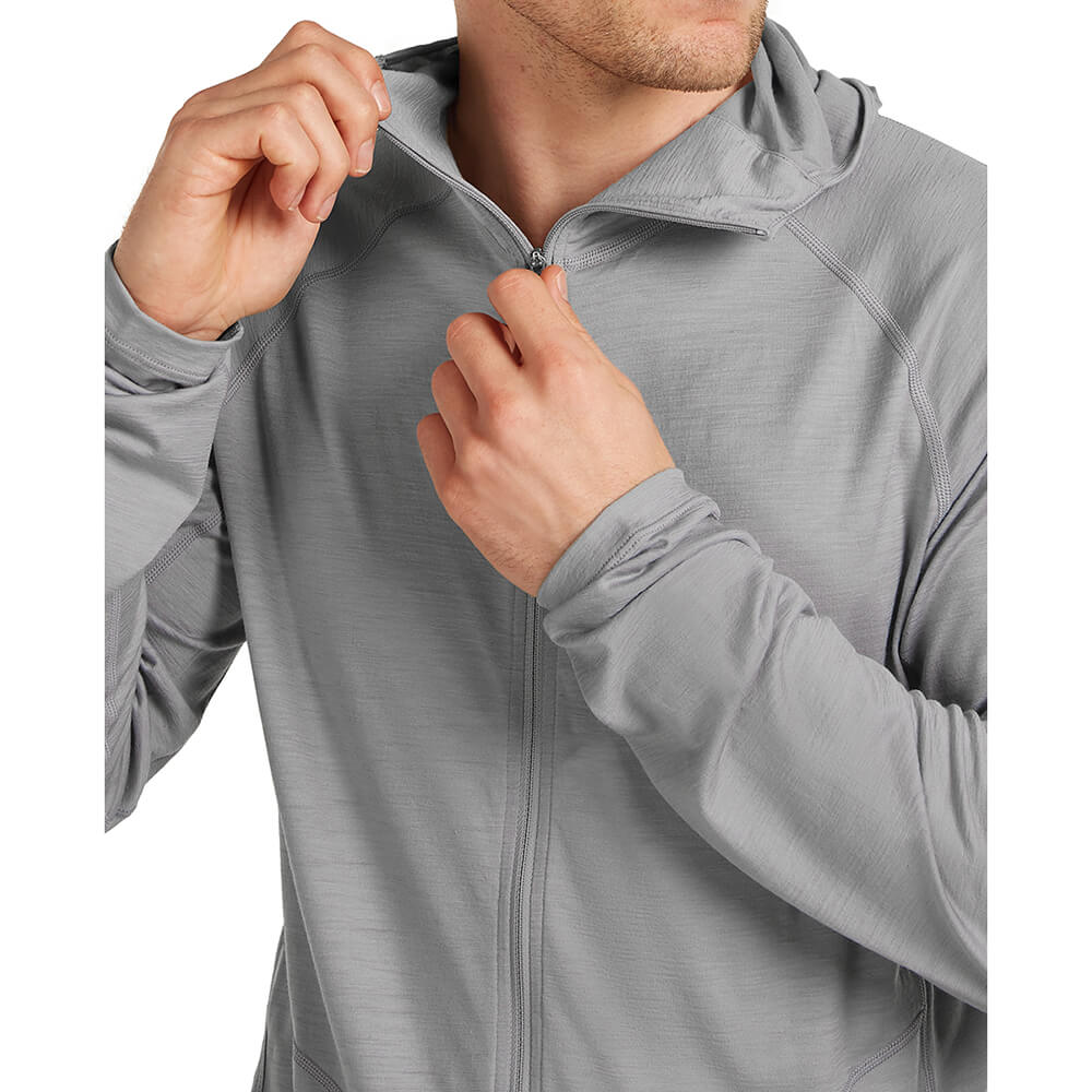 150 MerinoFine Ace Men's LS Zip Hoodie