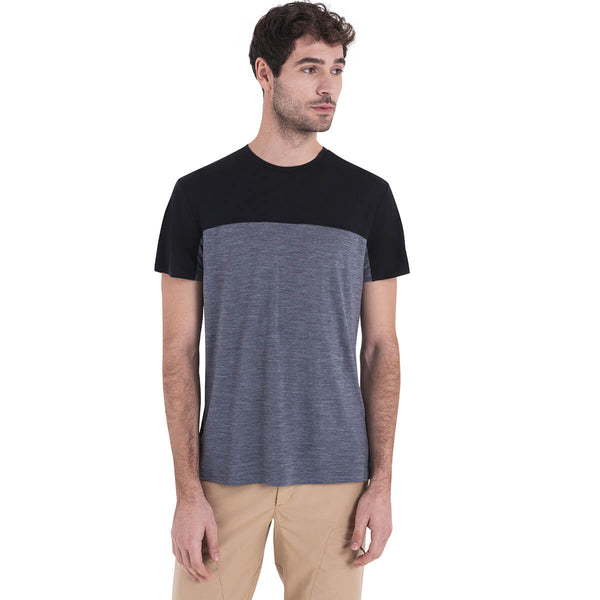 Merino Blend 125 Cool-Lite Sphere Colour Block Men's SS Tee