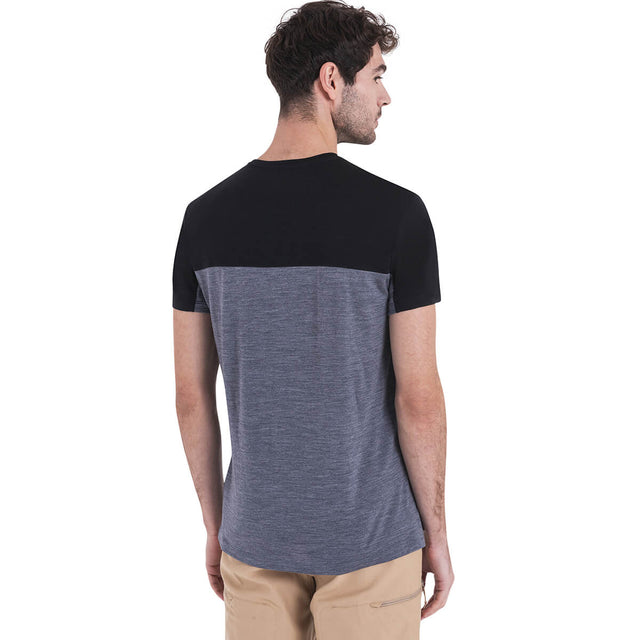 Merino Blend 125 Cool-Lite Sphere Colour Block Men's SS Tee