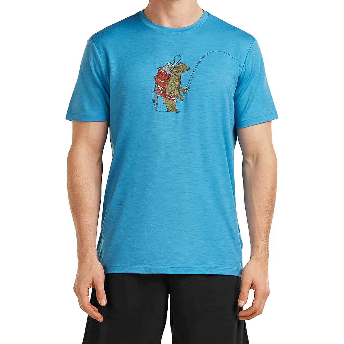 Merino 150 Tech Lite Bear Catch Men's SS Tee