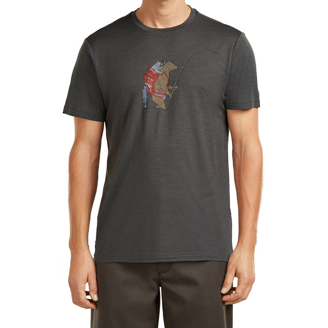 Merino 150 Tech Lite Bear Catch Men's SS Tee
