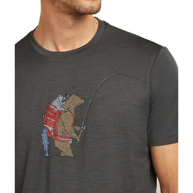 Merino 150 Tech Lite Bear Catch Men's SS Tee