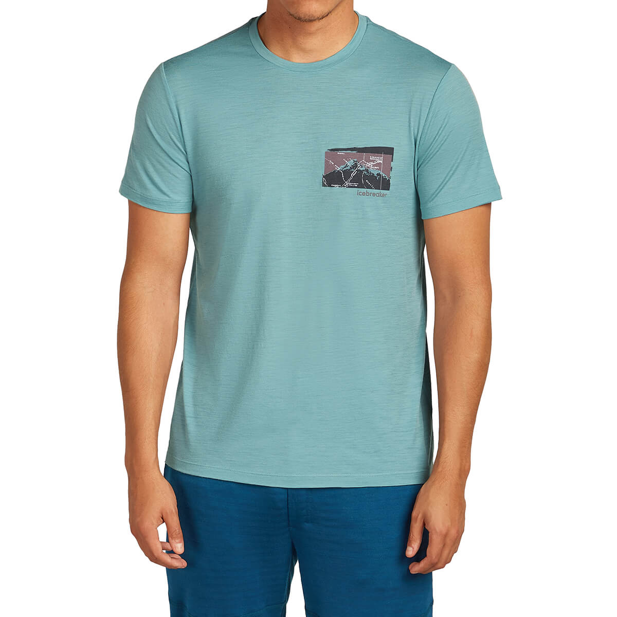 Merino 150 Tech Lite Infographic Men's SS Tee
