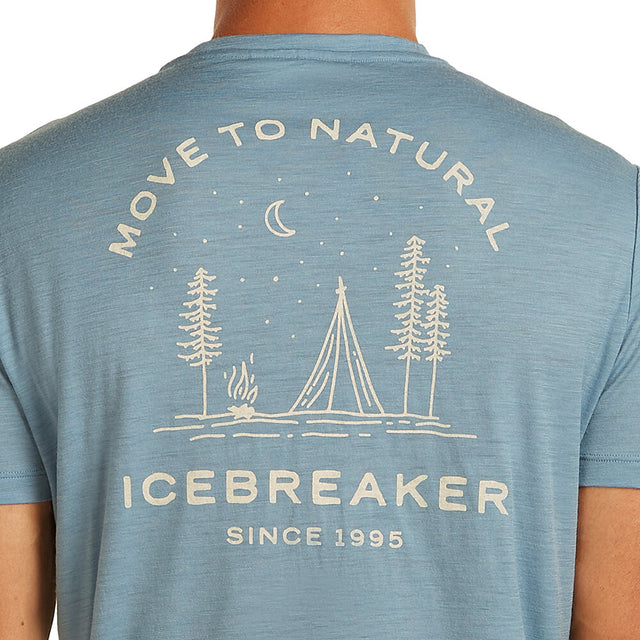 Merino 150 Tech Lite Peaceful Pass Men's SS Tee