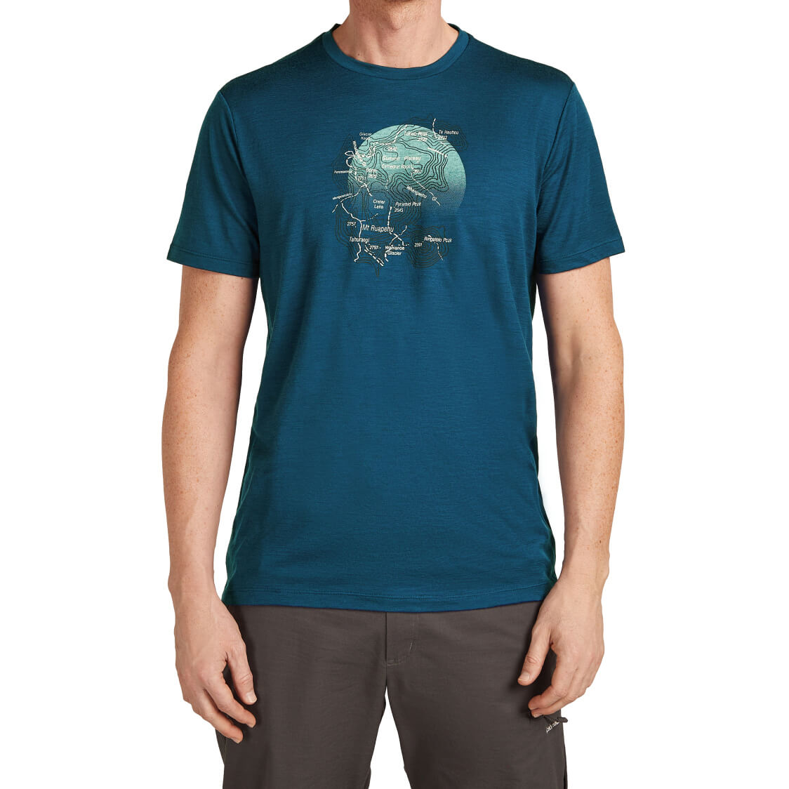 Merino 150 Tech Lite Ruapehu Round Men's SS Tee