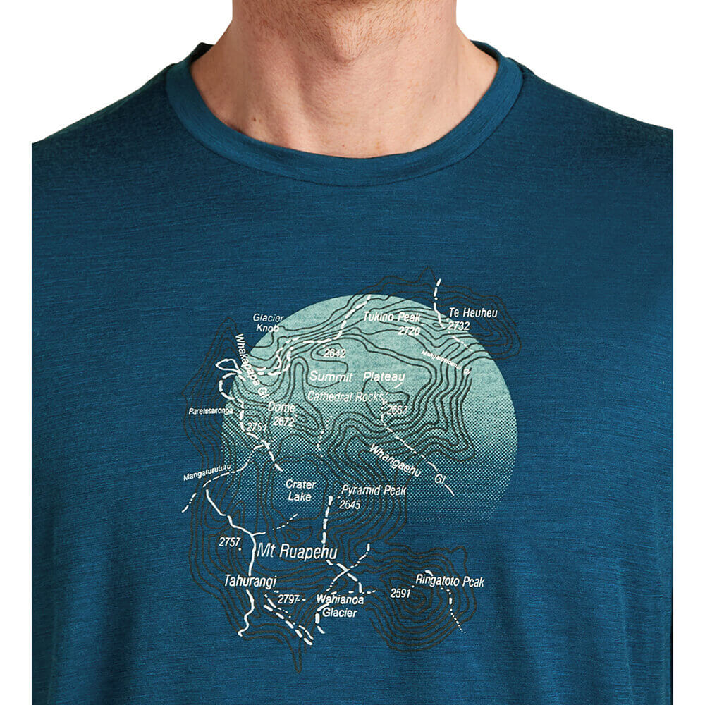Merino 150 Tech Lite Ruapehu Round Men's SS Tee