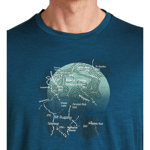 Merino 150 Tech Lite Ruapehu Round Men's SS Tee