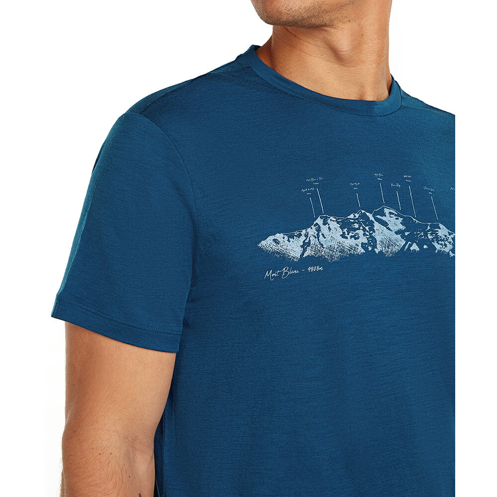Merino 150 Tech Lite The Peaks Men's SS Tee