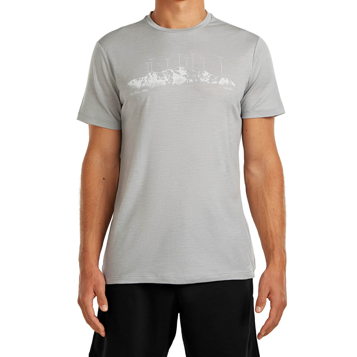 Merino 150 Tech Lite The Peaks Men's SS Tee
